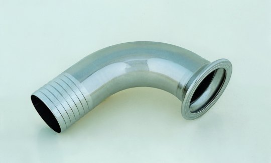 Bend 90º for tube with ring clamp-0